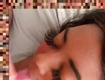 BLACK BBW SLUT HAS CUM FOR BREAKFAST