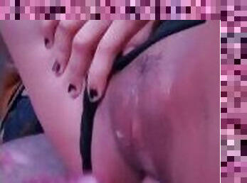 Fodeu minha buceta com o vibrador e o pau/ casal amador/ dupla penetração