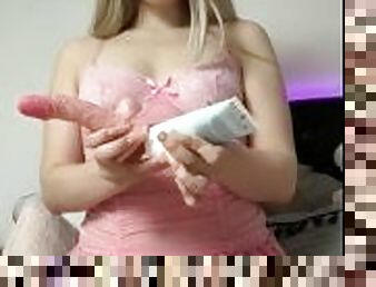  jerk off instructions from 18 blond cutie in piggy costume (JOI OF)