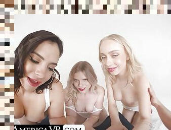 Find out for yourself why Braylin Bailey, Violet Starr, &amp; Nikki Sweet are Super Sluts