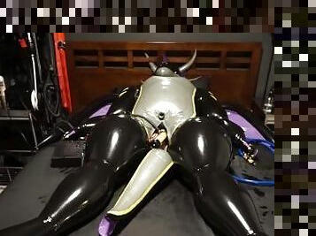 Electro Milking Inflatable Rubber Dragon