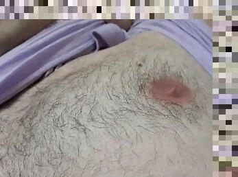 Close-up of body hair, nipples and armpits