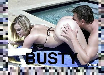 Alexis Texas The Flying Pink Pig - busty big ass Alexis texas loves wet outdoor sex by the pool