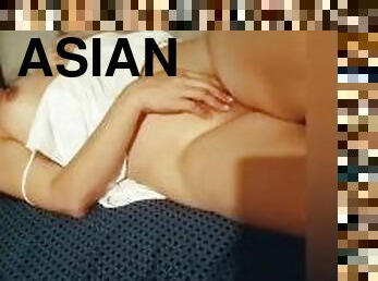 asia, payudara-besar, sayang, jenis-pornografi-milf, barang-rampasan, permainan-jari, teransang, payudara, sempurna, seorang-diri