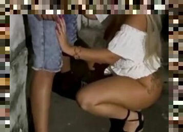 Blonde Latina BBW Fucked in Public