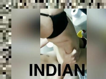 Indian Housewife Sex Husband Kitchen Standing