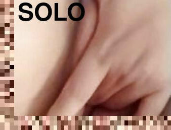 masturbation, chatte-pussy, ados, latina, secousses, solo