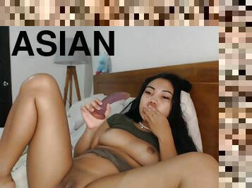 asia, payudara-besar, amatir, mainan, jepang, webcam, seorang-diri, berambut-cokelat