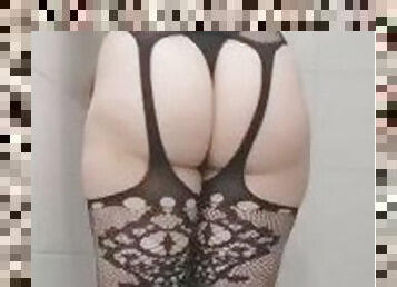 Big butt and lace lingerie