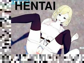 mälli, blondi, anime, hentai, 3d