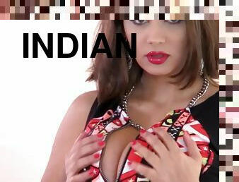 veľké-prsia, hinduistickej-ženy, sólo, bruneta