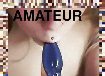 Masturbating