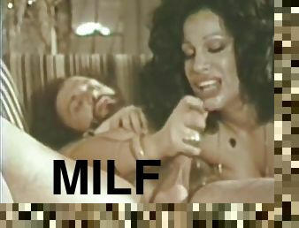 milf, handjob, vintage, deepthroat, firkant, amerikansk, brunette