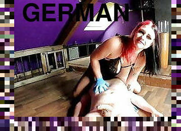 masturbation, allemand, bdsm, esclave, pieds, secousses, pute, lingerie, gode, fétiche