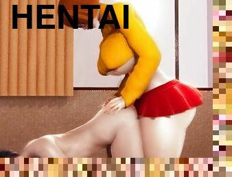 nagymell, nagyméret, nagy-faszok, vörös, nézőpont, anime, hentai, 3d, mellek