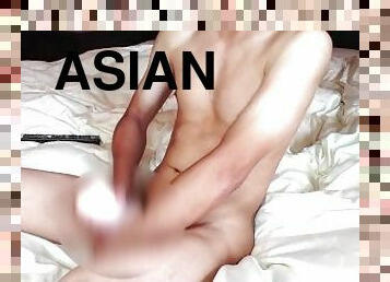 asia, mastubasi, amatir, cumshot-keluarnya-sperma, mainan, jepang, seorang-diri