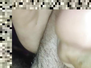 Close up foot job