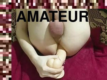 masturbation, amateur, anal, jouet, gay, secousses, ejaculation, européenne, euro, serrée