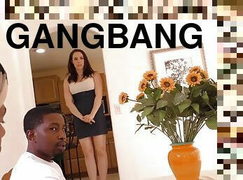 Interracial Anal Gangbang With Chanel Preston And Gangbang Cuckold