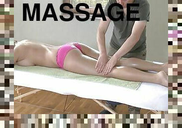 Beautiful blonde with a massive massage