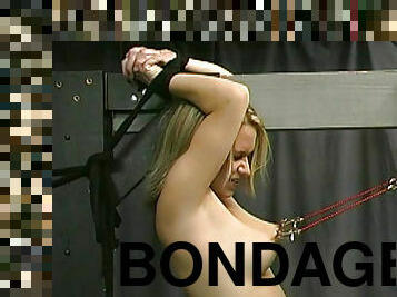 Young blonde getting punished  BDSM