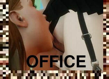 bureau-office, chatte-pussy, amateur, lesbienne, ados, doigtage, tchèque, sexe-habillé