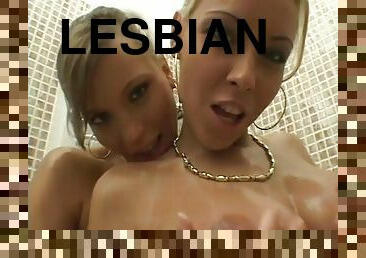 Horny Girl And Her Young Lesbian Friend Cant Get Enough Cuddling And Dildo Fucking In Bed