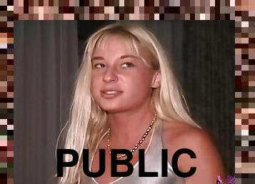 Public Flashing And Upskirts With Blonde Smoke Show