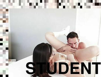 Emily Willis And Johnny Castle In A College Female Student Passes A Dirty Exam
