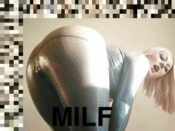 masturbation, milf, porrstjärna, tysk, bdsm, kinky, fetisch, latex, älskarinna, dominans