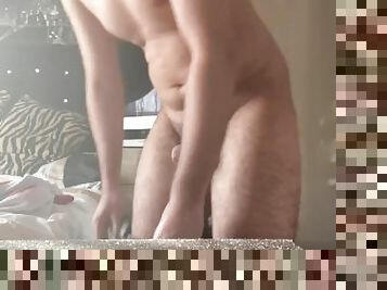 Hot British Teen Shows Off Hairy Body In The Bath