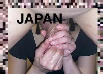 Amazing Japanese Girl Handjob And Rimming