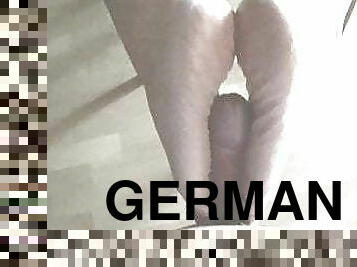 ألمانية, أقدام, صنم, متعة-بالأقدام, خاص
