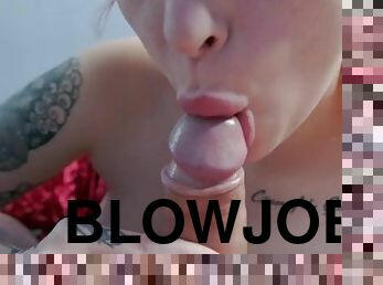 Close up blowjob