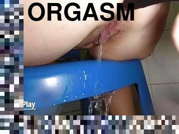 traseiros, grande, orgasmo, mijando, esguincho, amador, anal, mulher-madura, brinquedo, dildo