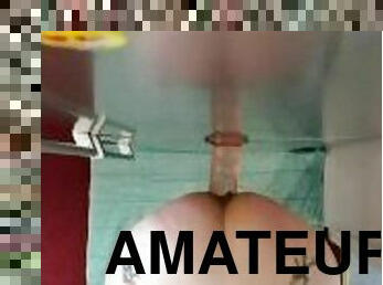 grande, amador, anal, alemão, dildo