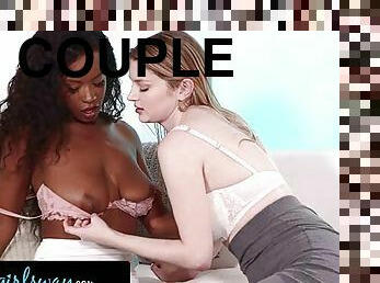 gros-nichons, interracial, lesbienne, couple, pieds, fétiche