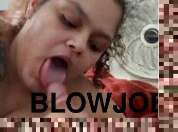 store-pupper, amatør, blowjob, stor-pikk, handjob, bbw, svelging, cum, brunette, pikk