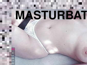 mastubasi, vagina-pussy, webcam, berambut-cokelat