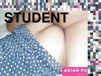 asiático, traseiros, orgasmo, estudante, amador, anal, adolescente, caseiro, penetração-de-braço, pov