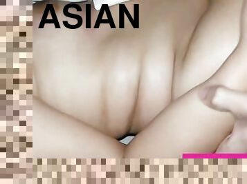 asiatique, cul, orgasme, étudiante, amateur, fellation, ejaculation-sur-le-corps, ados, maison, japonais