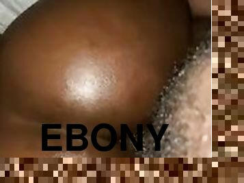 CREAMY EBONY TAKES HARDCORE BBC