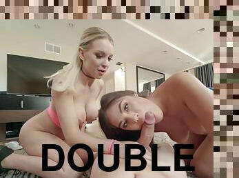 Gets Two Moist Pussies As A Present For His Birthday - Kenzie Taylor, Van Wylde And Kendra Spade
