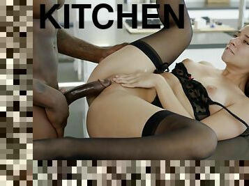 Cassidy Klein In Aged With Experience Cassidy Klei Bent Over The Kitchen Counter For Fucking