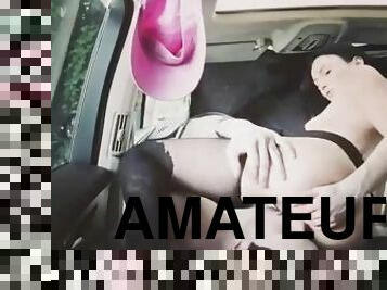 offentlig, fisse-pussy, amatør, teenager, hardcore, par, bil, realitet