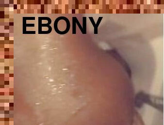 Dirty Ebony Slut Gets Pounded Clean