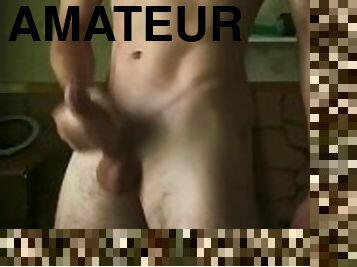 masturbação, amador, adolescente, gozando, webcam, sozinho, realidade, pénis