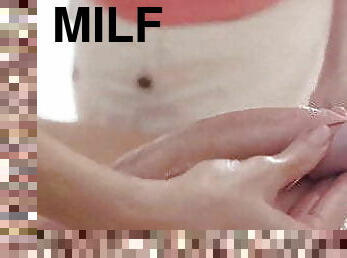 facial milf big tits skinny milf seduces boy during massage 