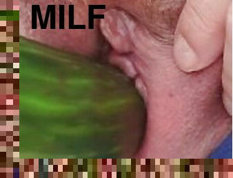 gigantisk, masturbation, fitta-pussy, fru, amatör, milf, par, bbw, knubbig, kåt