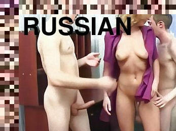 Russian Mature Threesome - Anal